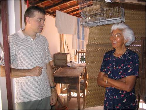 Rev. Whittington meeting Sister Iara