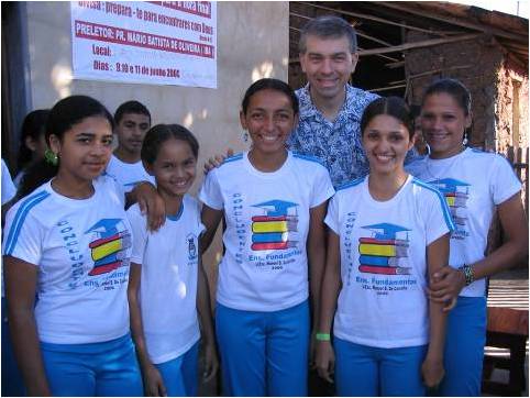 Rev. Whittington visiting a village